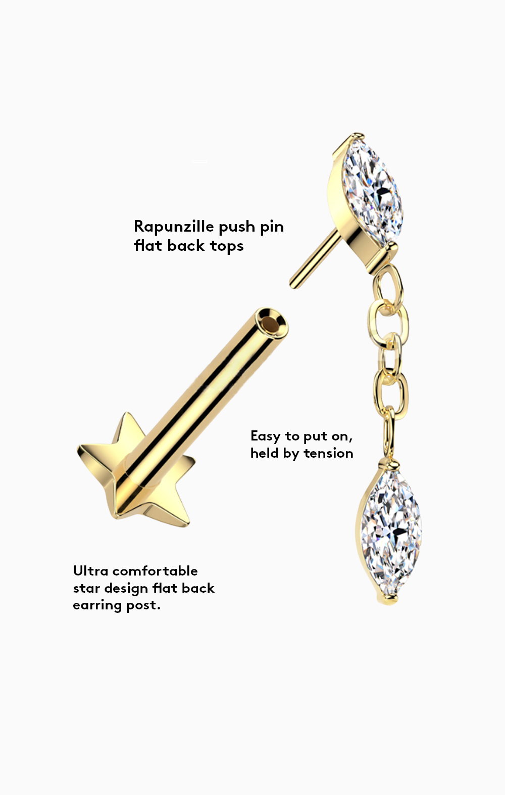 Angelica Chain Flat Back (single)