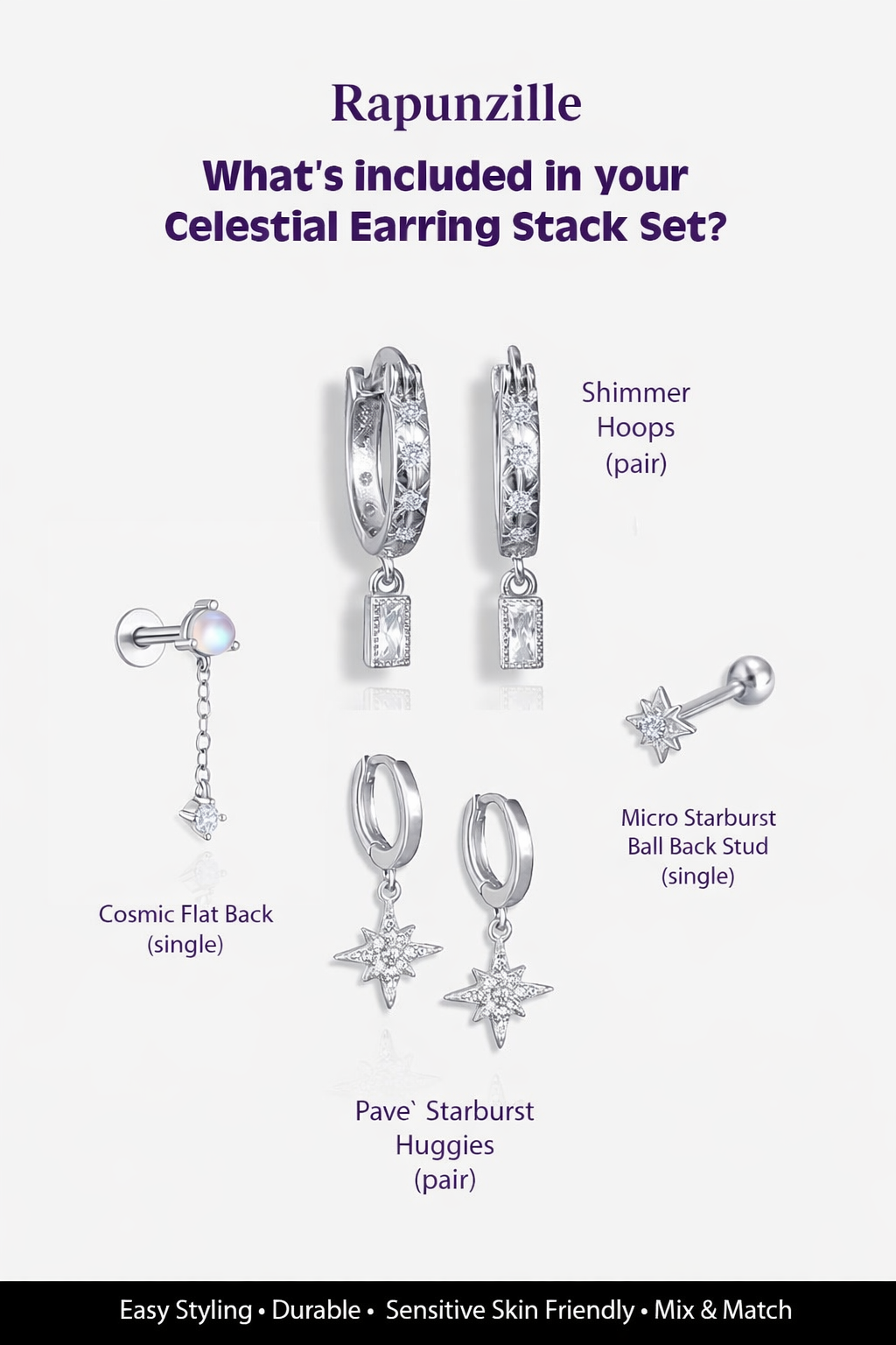 Celestial Earring Stack Set