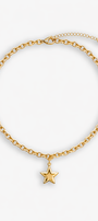 Chunky Star Necklace - Gold