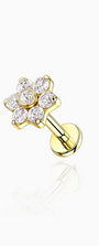 Dahlia Flower Flat Back (single)
