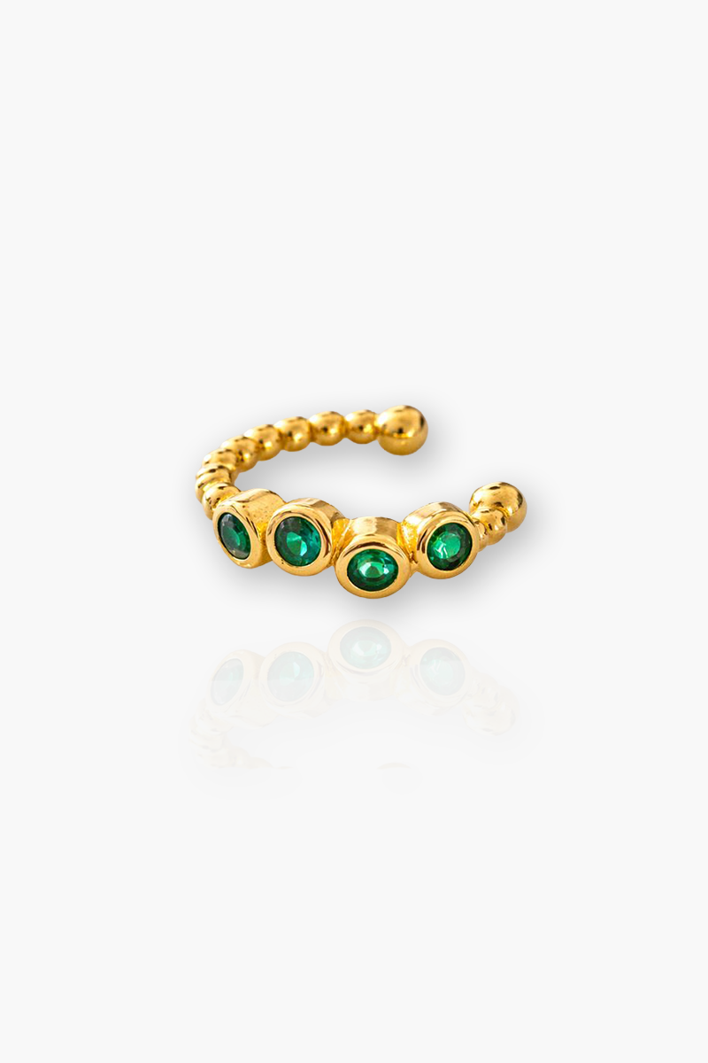 Emerald Green - Envious Ear Cuff (single)
