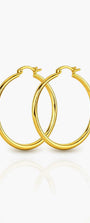 Everyday Ultra Thin Hoops - 40mm (Large)