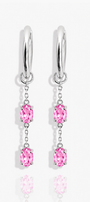 Fairy Floss Pink Hoop Earrings