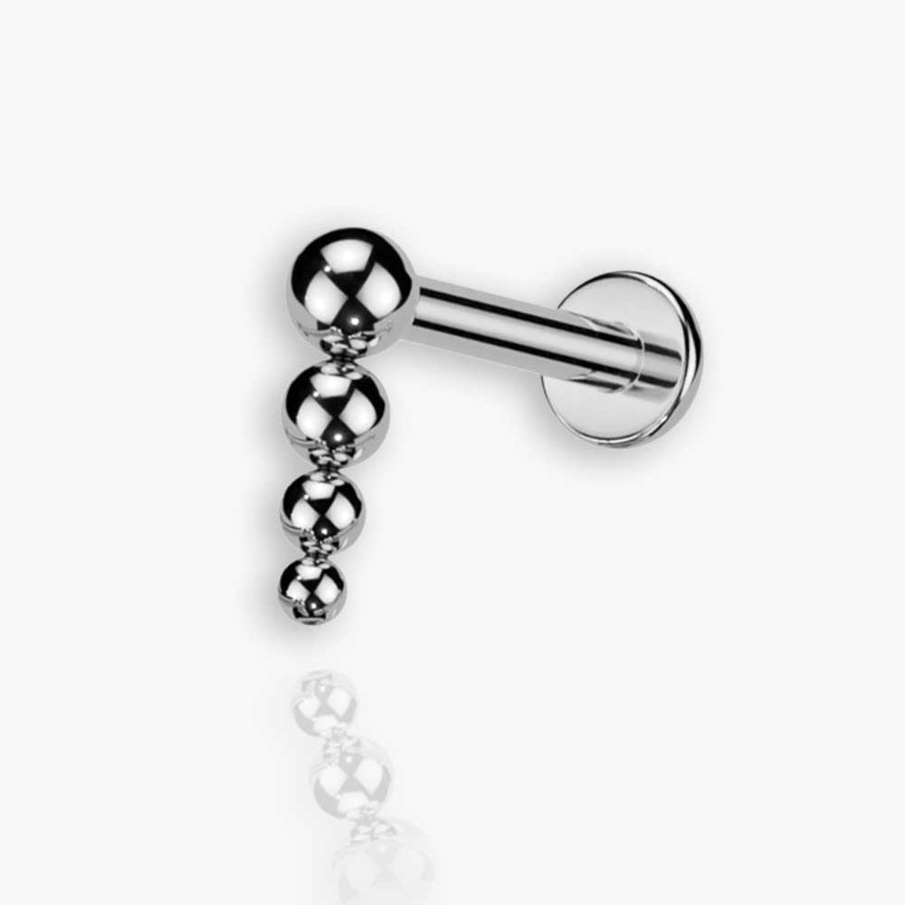 Micro Drip Beaded Flat-Back