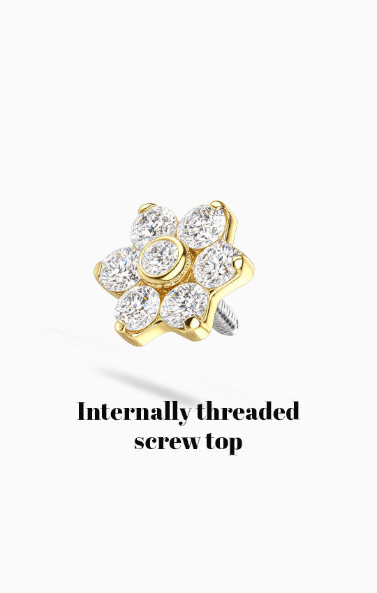 Dahlia Flower Flat Back