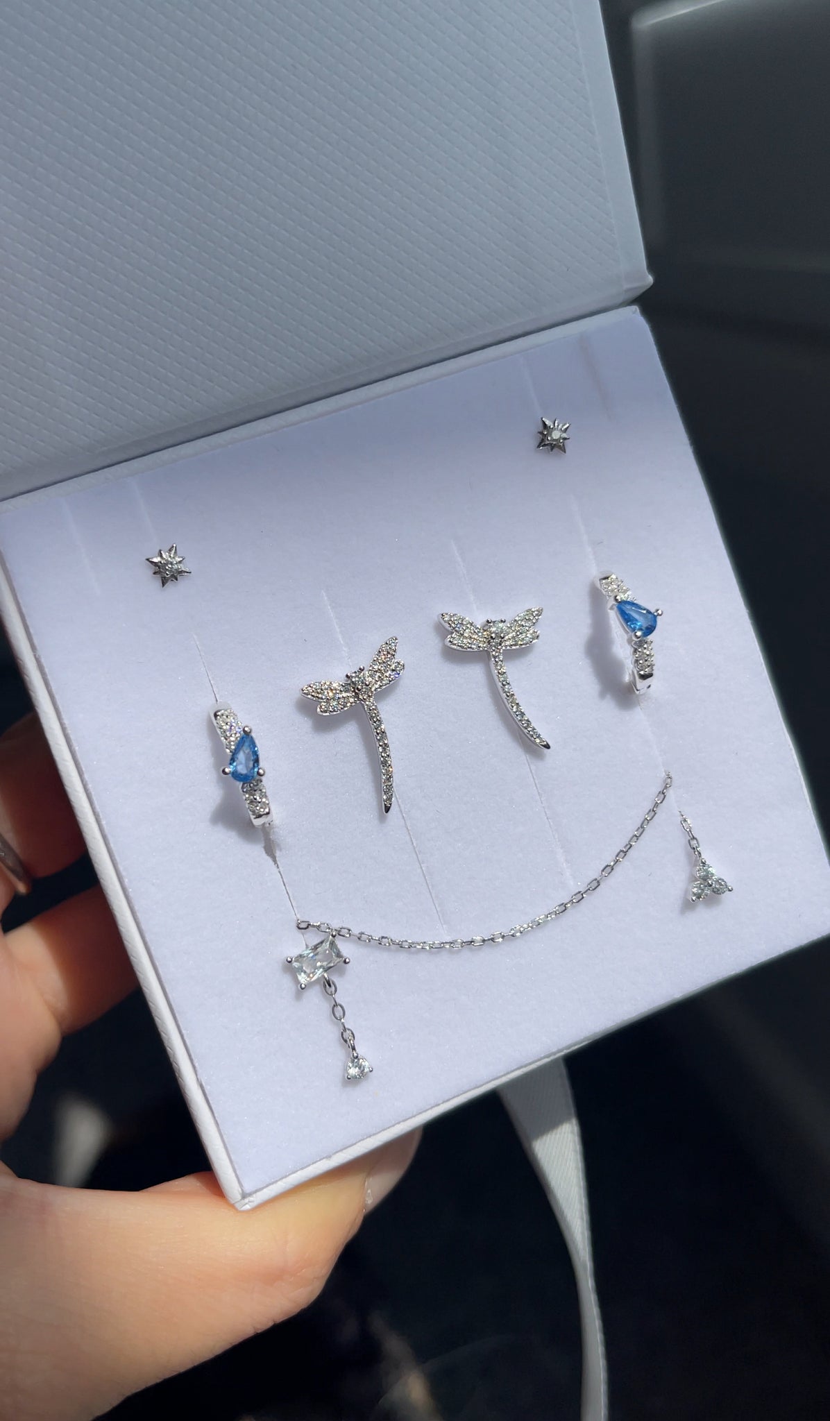 Arctic Wave Earring Stack Set