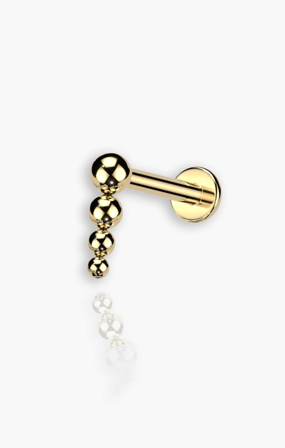 Micro Drip Beaded Flat-Back