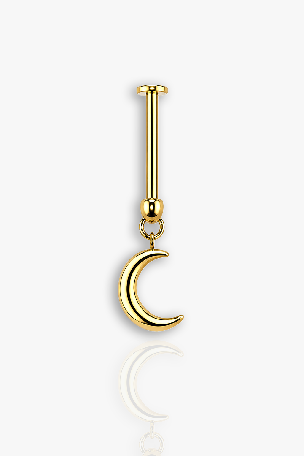 Hanging Moon | Vertical Helix OR Hidden Helix Earring