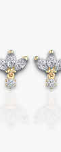 Marquise Drop Studs