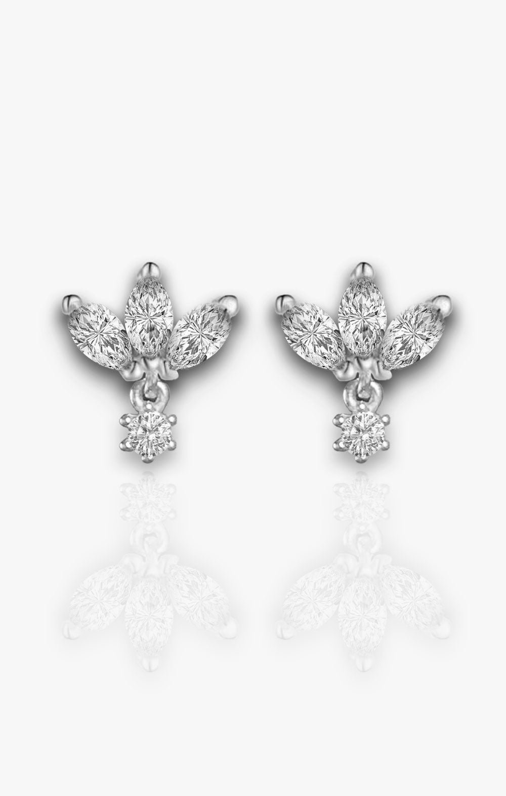 Marquise Drop Studs