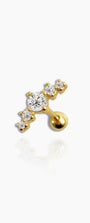 Mercury Ball Back Stud (Single)