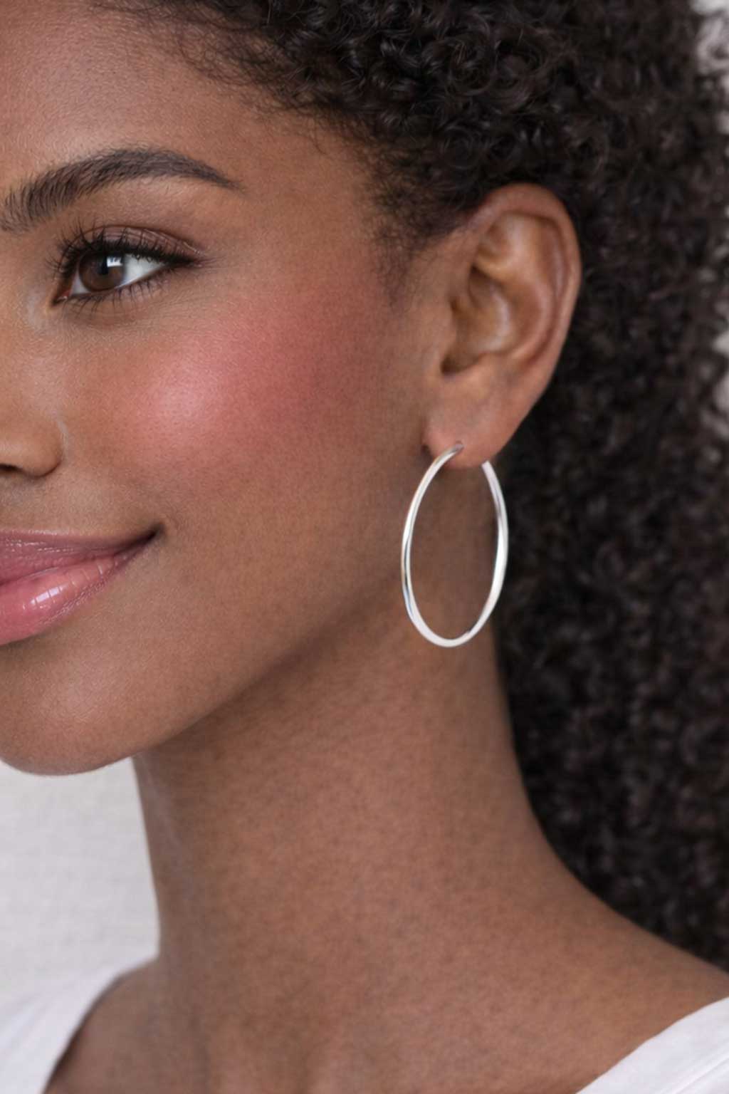 Everyday Ultra Thin Hoops - 40mm (Large)