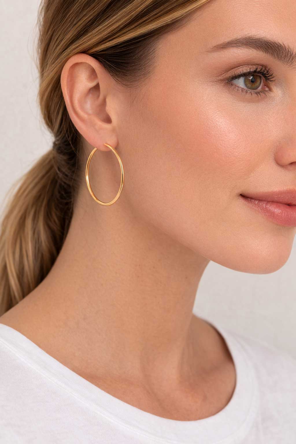Everyday Ultra Thin Hoops - 40mm (Large)