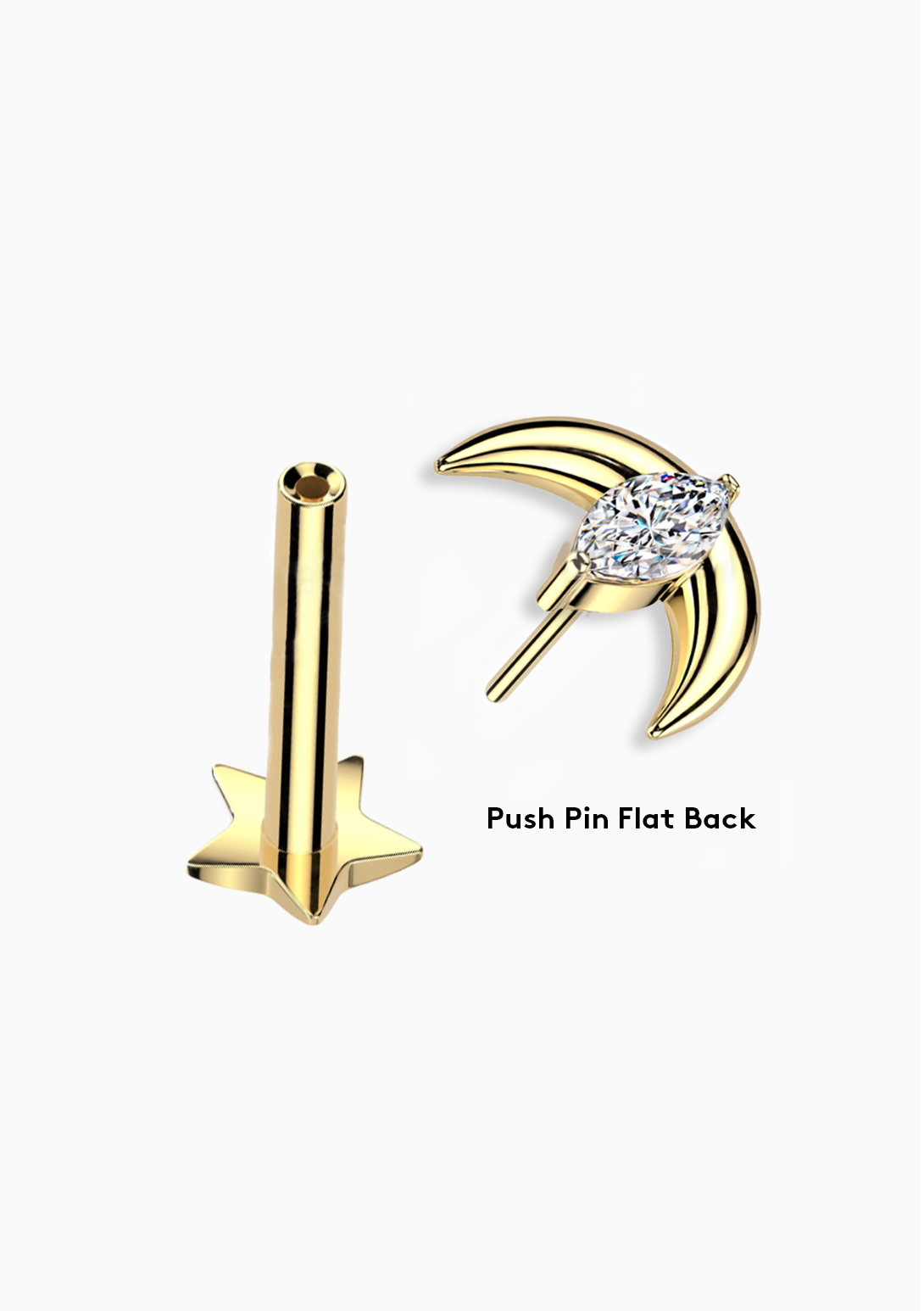 Moon dust Flat Back  (single)