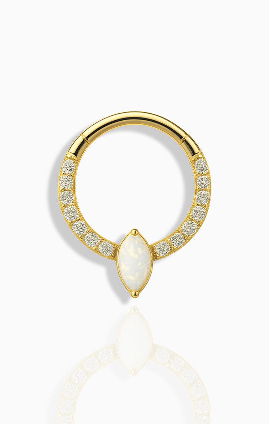 Opal Daith Cartilage Hoop