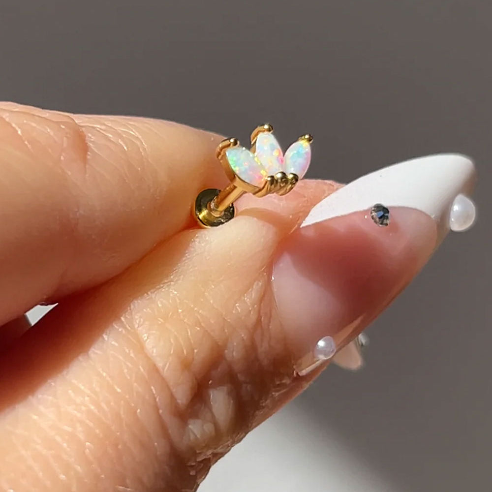 Opal Marquise Flat Back (single)