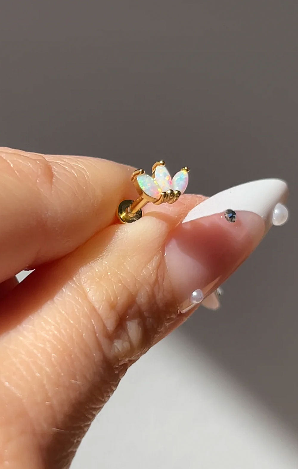 Opal Marquise Flat Back (single)