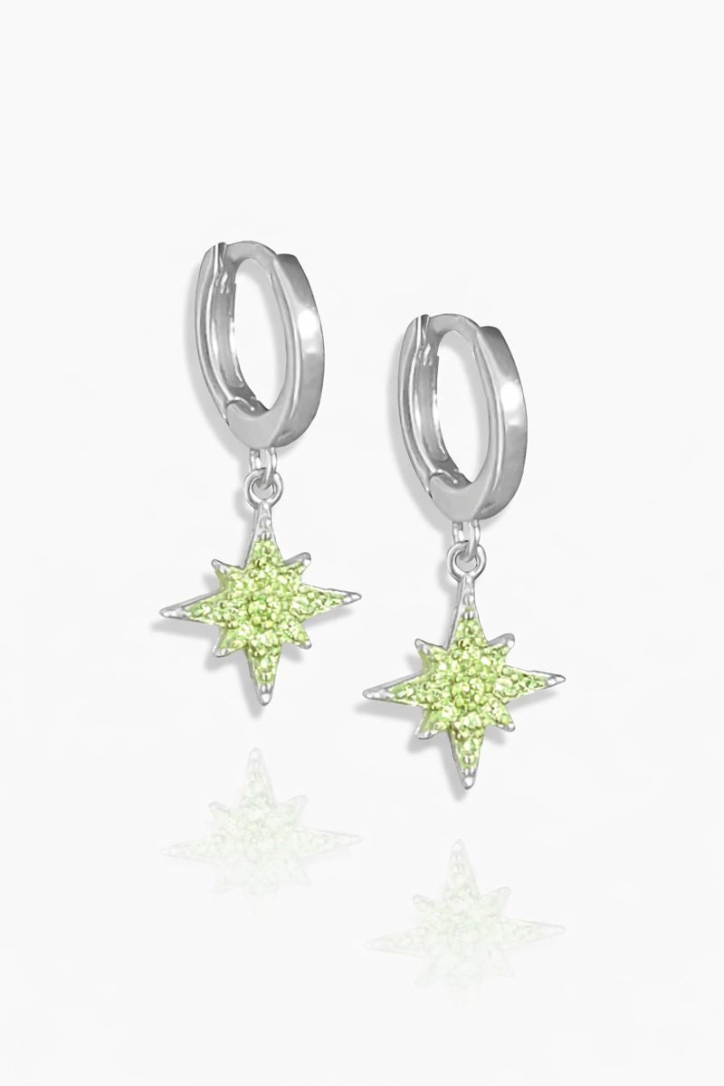 Matcha Green - Pave` Starburst Huggies