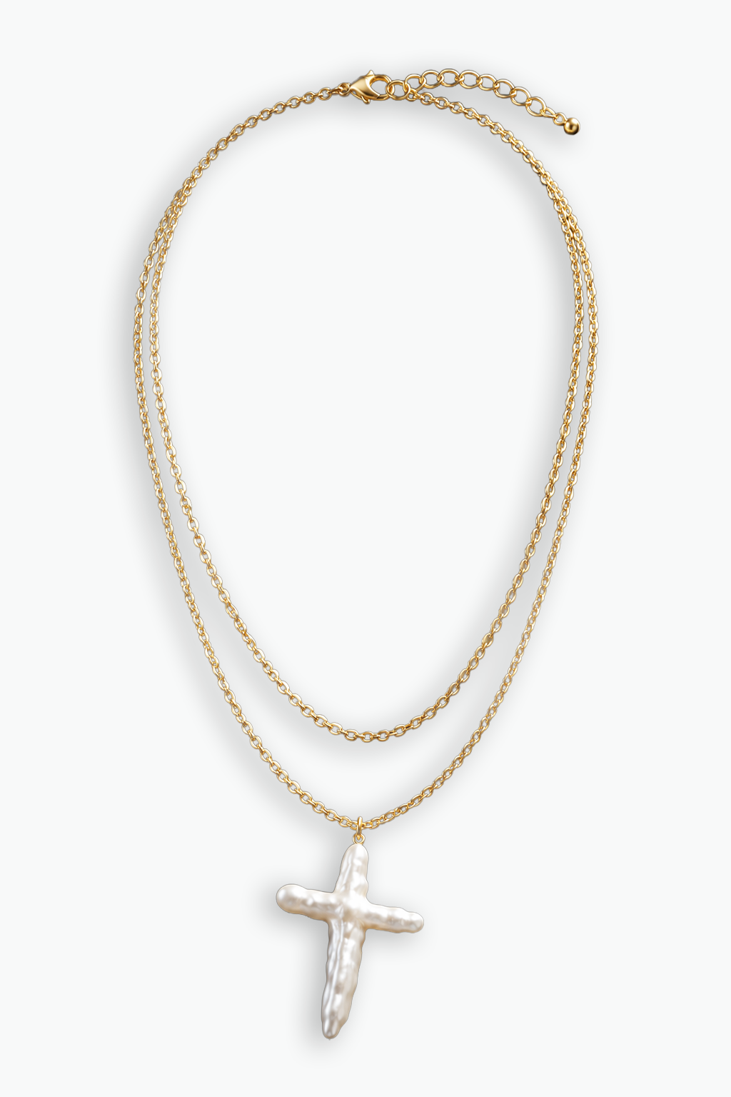 Pearl Cross Necklace