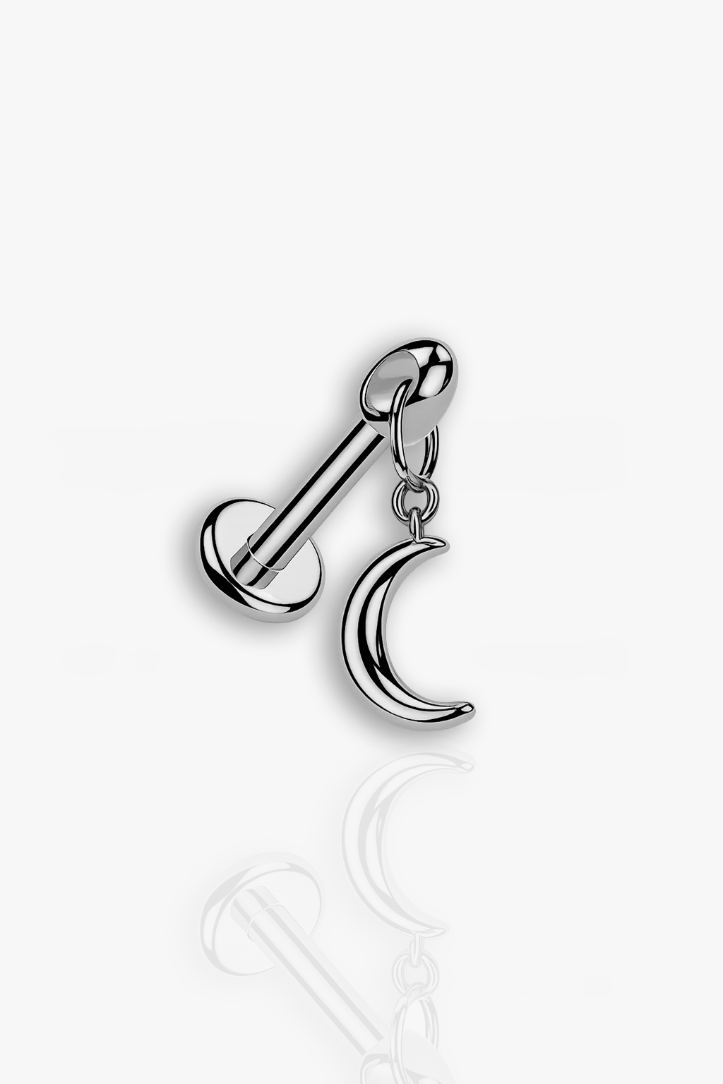 Hanging Moon | Vertical Helix OR Hidden Helix Earring
