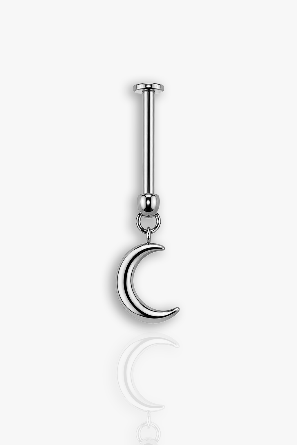 Hanging Moon | Vertical Helix OR Hidden Helix Earring