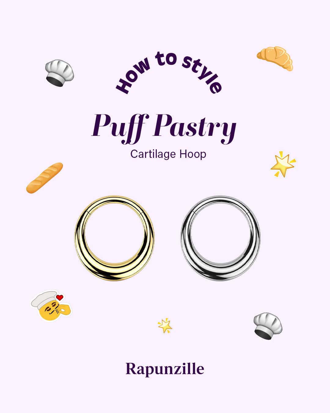 Puff Pastry Cartilage Hoop