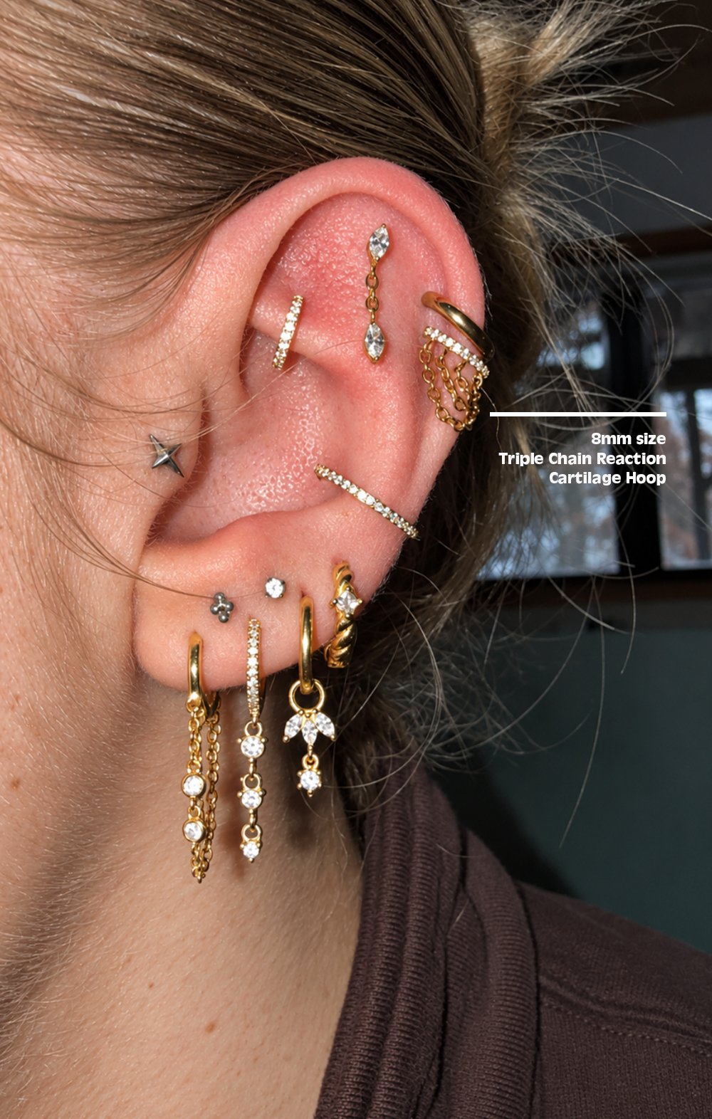 Triple Chain Reaction Cartilage Hoop