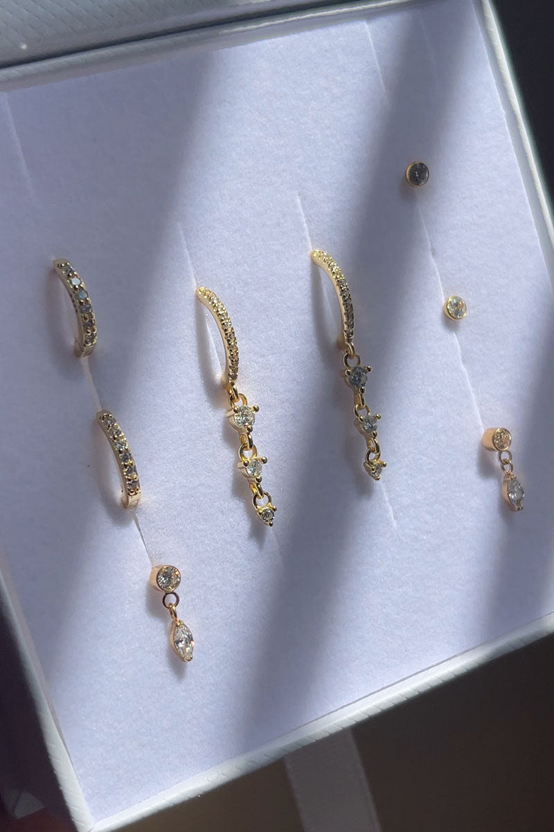Sleep-Proof Sparkle | Earring Stack Set