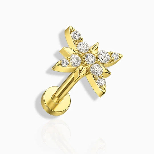Flat back earrings