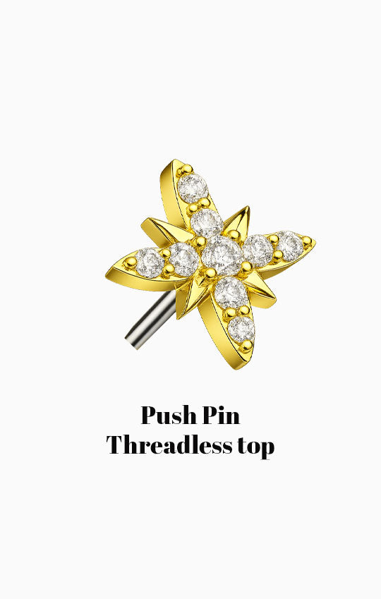 Starburst Flat Back (single)