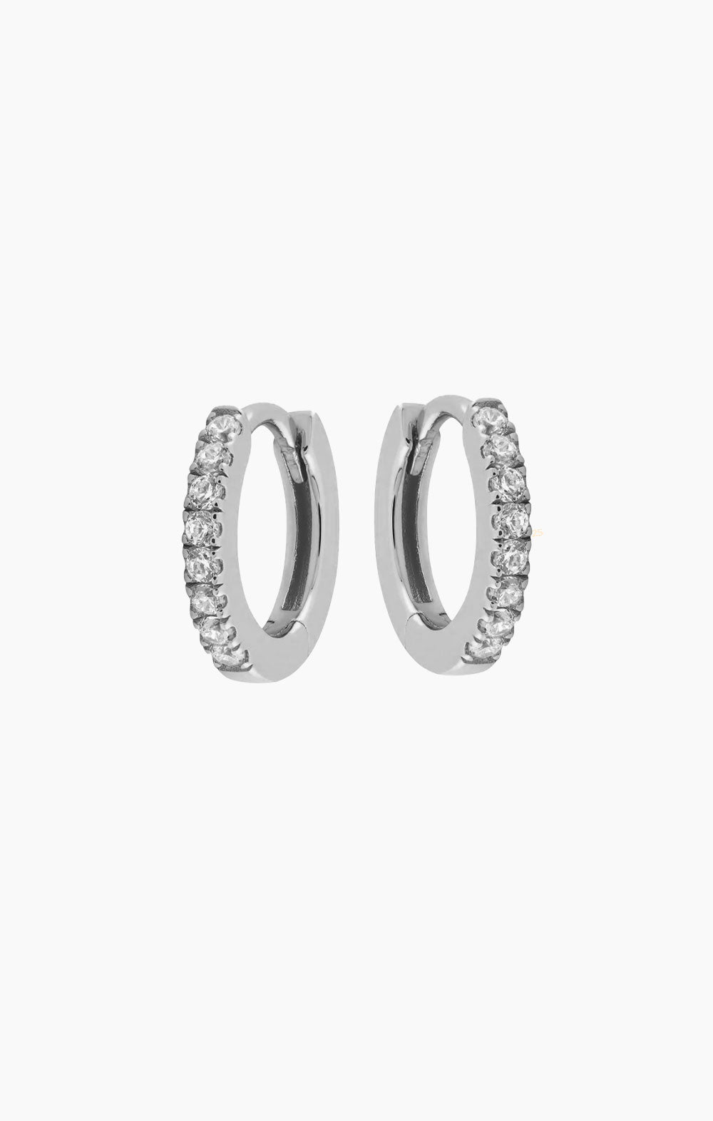 Tiny CZ Lobe Huggies