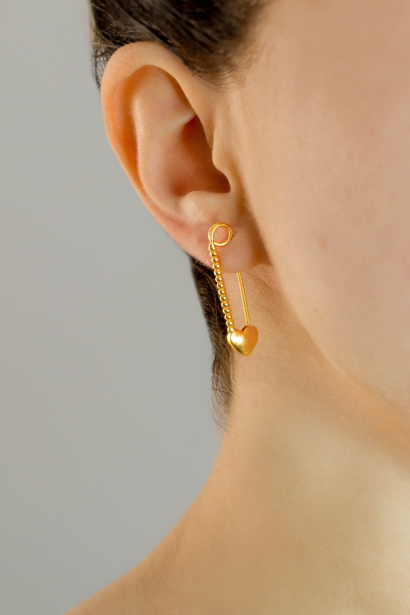 Brooklyn Safety Pin Earrings (Mismatch)