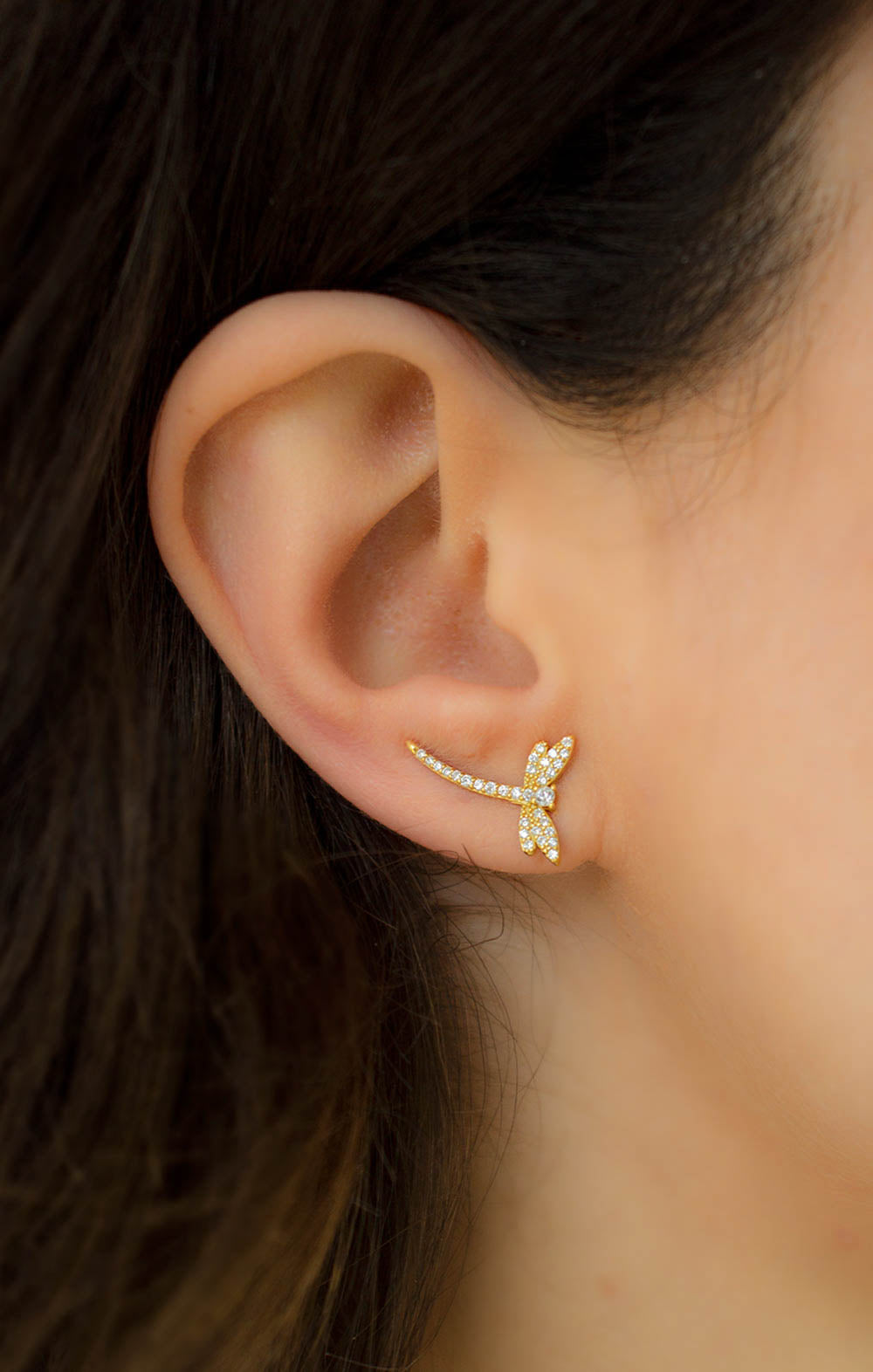 Dragonfly Ear Climbers (Pair)