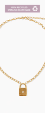 Verona Lock Necklace