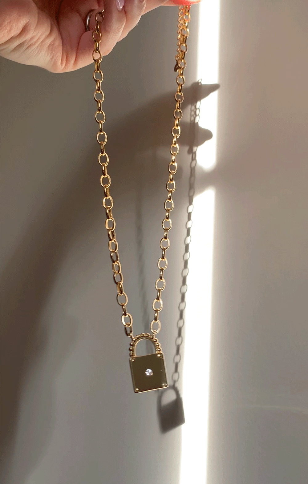 Verona Lock Necklace