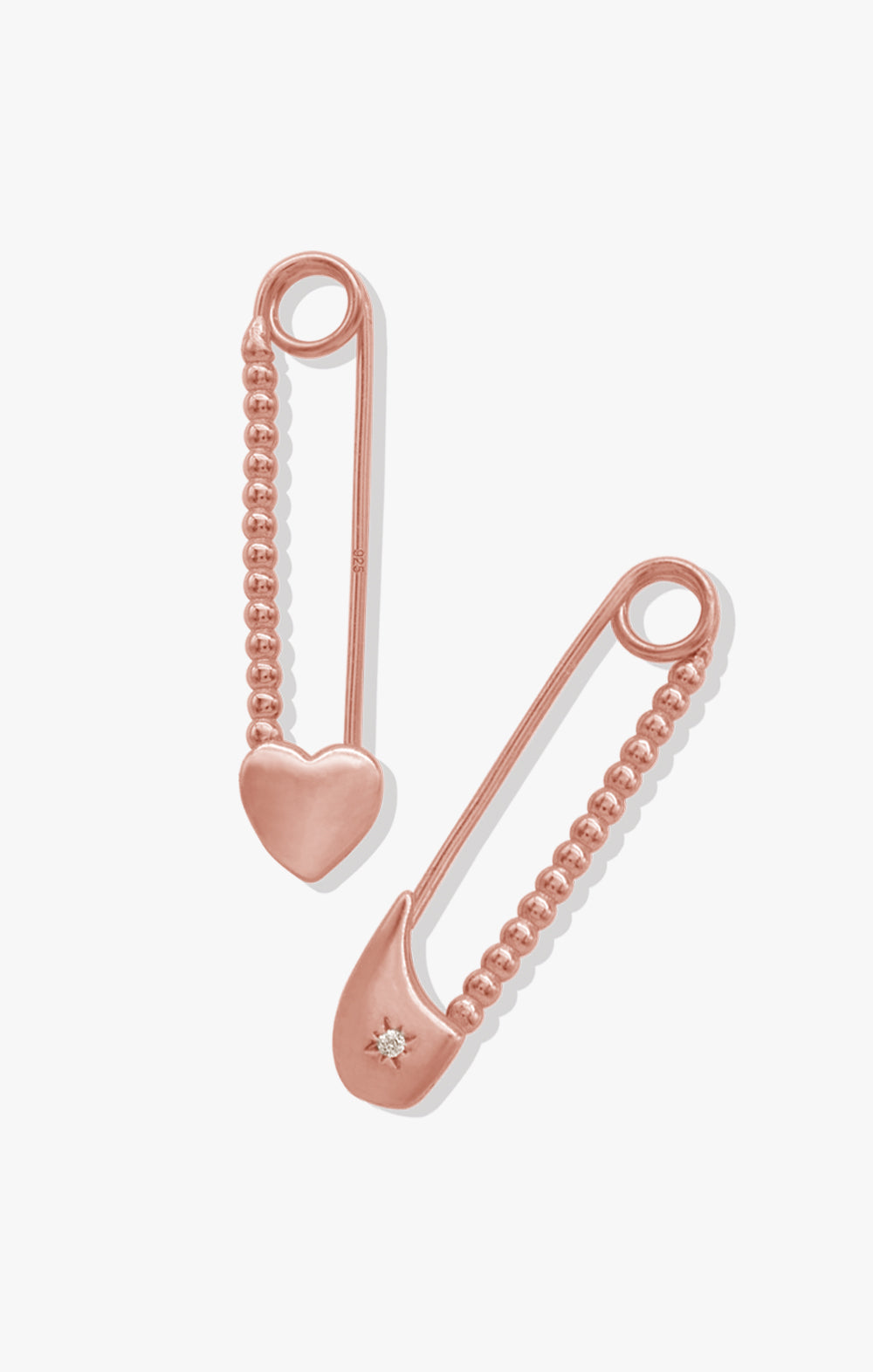 Brooklyn Safety Pin Earrings (Mismatch)
