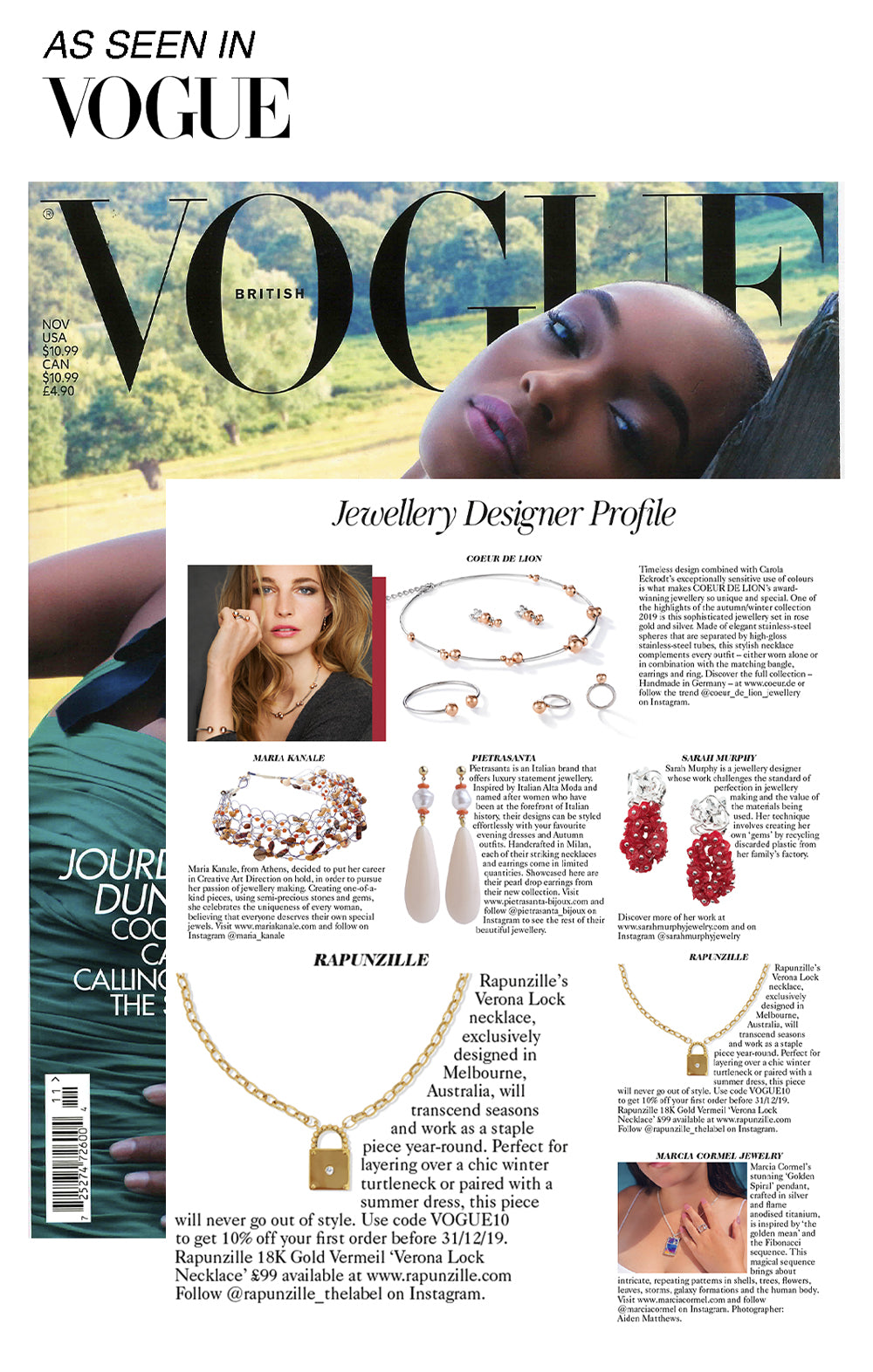 Verona Lock Necklace