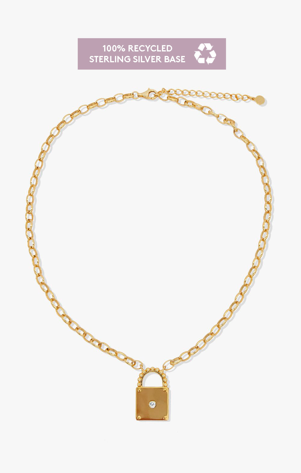 Verona Lock Necklace