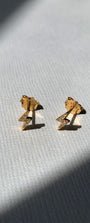Tiny Lightening Bolt Studs