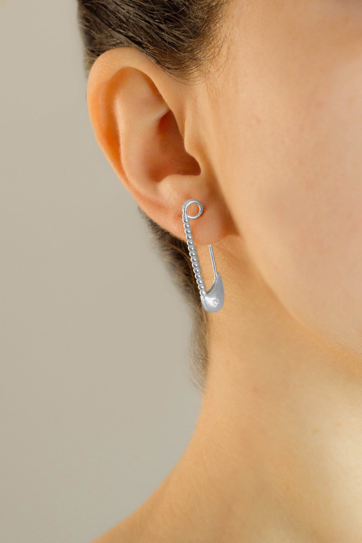 Brooklyn Safety Pin Earrings (Mismatch)